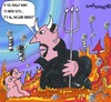 Cartoon: ATOMIC DEVIL (small) by EASTERBY tagged devil,hell,atom,energy