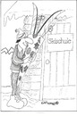 Cartoon: Learners (small) by EASTERBY tagged skischool