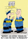 Cartoon: Self Prosecution (small) by EASTERBY tagged prison convicts