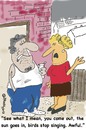 Cartoon: Sunny Day (small) by EASTERBY tagged husband wife