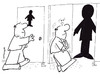 Cartoon: Toilet Door (small) by EASTERBY tagged gents toiletdoor