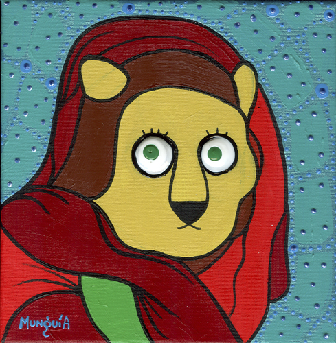 Cartoon: Puma (medium) by Munguia tagged green,eyes,afghan,girl,national,geographic,cover,magazin,ojos,verdes,chica,afgana
