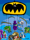 Cartoon: BatMobile (small) by Munguia tagged bat,man,batmobile,batimovil,villians,captain,cool,catwoman,cat,joker,riddler,pinguin,clay,two,faced,faces,poison,ivy,munguia,calcamunguias