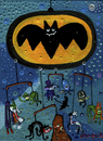 Cartoon: BatMovil (small) by Munguia tagged batman,batmovil,batomobil,villians,joker,bane,pinguin,riddler,catwoman,faced,poison,ivy
