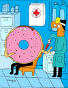 Cartoon: blood Donutr (small) by Munguia tagged donut,dona,rosquilla,munguia,dorctor,blood,donor