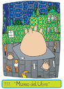 Cartoon: El museo del Ubre (small) by Munguia tagged luvre,museum,museo,vaca,cow,ubre,parque,parq,expo,calcamunguias,munguia,costa,rica,france