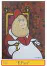 Cartoon: EL PAPA potato pope (small) by Munguia tagged pope,papa,potato,portrait,munguia,art,parody,parodies,costa,rica