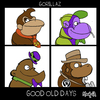 Cartoon: Gorillaz. Good old days (small) by Munguia tagged damon,days,gorillaz,donkey,kong,the,great,grape,ape,magila,gorilla,tracy,other,ghost,busters