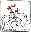 Cartoon: Molotov Dance and Danse Denso (small) by Munguia tagged molotov,album,cover,parody,portada