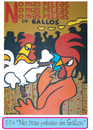 Cartoon: No mas peleas de Gallos (small) by Munguia tagged lautrec,toulouse,molino,rojo,molin,rouge,munguia,gallos,cocks,rooster,fight