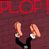 Cartoon: Plop! (small) by Munguia tagged condorito plop kendrick lamar damn album cover parodies parody spoof version fun funny rap hip hop