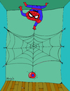 Cartoon: Spiderman Yoyo (small) by Munguia tagged spiderman,yoyo,web,playing,marvel,comics,munguia,costa,rica,humor,grafico,caricatura,cartoon,toon,espaiderman