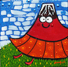 Cartoon: Volcano skirts (small) by Munguia tagged red,fuji,volcan,volcano,hokusai,famous,paintings,parodies,parodias,de,pinturas,famosas