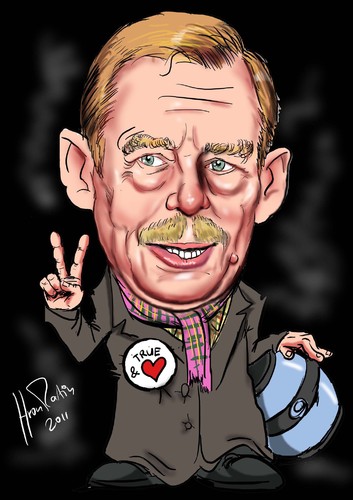 Cartoon: Havel (medium) by Martin Hron tagged vaclav,havel