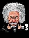 Cartoon: Albert Einstein (small) by Martin Hron tagged einstein