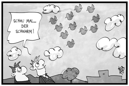 Cartoon: 10 Jahre Twitter (medium) by Kostas Koufogiorgos tagged karikatur,koufogiorgos,illustration,cartoon,twitter,soziale,netzwerke,vogel,schwarm,tweet,zwitschern,nachrichten,portal,kurznachrichtendienst,internet,karikatur,koufogiorgos,illustration,cartoon,twitter,soziale,netzwerke,vogel,schwarm,tweet,zwitschern,nachrichten,portal,kurznachrichtendienst,internet