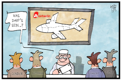 Air Berlin wird aufgeteilt