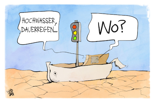 Cartoon: Ampel (medium) by Kostas Koufogiorgos tagged karikatur,koufogiorgos,ampel,trocken,hochwasser,dauerregen,regierung,boot,karikatur,koufogiorgos,ampel,trocken,hochwasser,dauerregen,regierung,boot