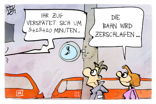 Bahn-Aufspaltung