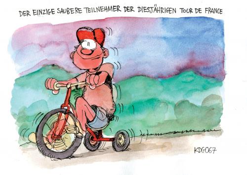 Cartoon: Bald wird alles besser! (medium) by Kostas Koufogiorgos tagged radsport,doping,blut,deutschland,tour,de,france,kostas,koufogiorgos,tour de france,tour,de,france,doping,dopen,blut,aufputschmittel,disqualifizierung,radsport,sport,radprofi,skandal,betrug,sauber,fair,kind