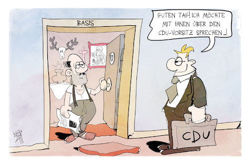 Cartoon: CDU (medium) by Kostas Koufogiorgos tagged karikatur,koufogiorgos,illustration,cartoon,impfstatus,cdu,mitglieder,basis,vorsitz,hausierer,karikatur,koufogiorgos,illustration,cartoon,impfstatus,cdu,mitglieder,basis,vorsitz,hausierer