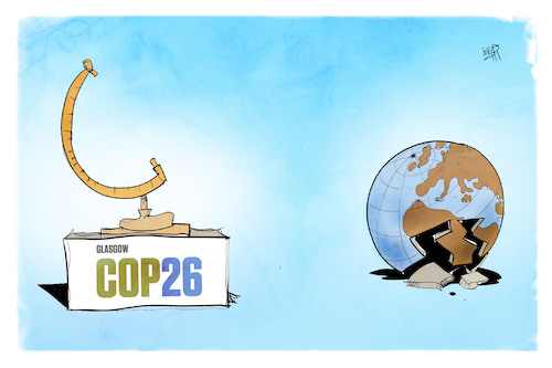 Cartoon: COP26 (medium) by Kostas Koufogiorgos tagged karikatur,koufogiorgos,illustration,cartoon,cop26,klima,erde,globus,klimakonferenz,karikatur,koufogiorgos,illustration,cartoon,cop26,klima,erde,globus,klimakonferenz