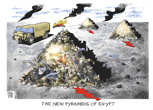 Cartoon: Crisis in Egypt (medium) by Kostas Koufogiorgos tagged egypt,police,muslim,brothers,riots,civil,war,middle,east,koufogiorgos,cartoon,egypt,police,muslim,brothers,riots,civil,war,middle,east,koufogiorgos,cartoon
