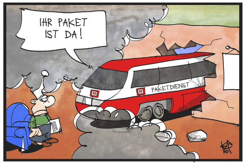 Das Paket kommt