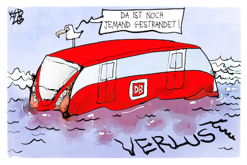 Die Bahn fährt Verluste ein