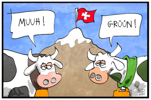 Die Schweiz wird grüner