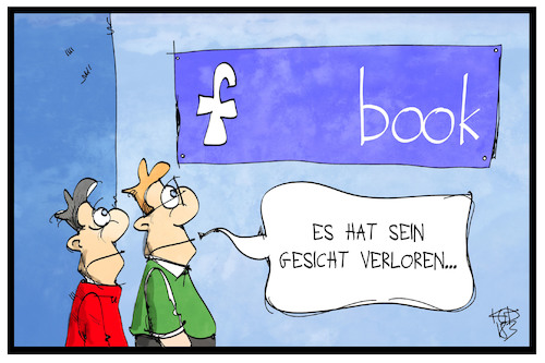 Facebook-Gesichtsverlust