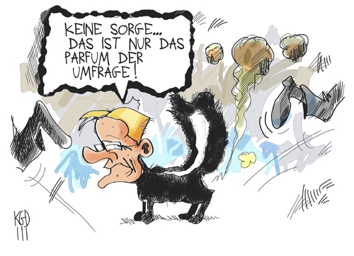 Cartoon: FDP (medium) by Kostas Koufogiorgos tagged fdp,westerwelle,stinktier,parfum,duft,wahl,umfragewerte,umfrage,partei,parteivorsitzender,politik,karikatur,kostas,koufogiorgos,fdp,guido westerwelle,stinktier,parfum,duft,wahl,umfragewerte,umfrage,partei,parteivorsitzender,wahlen,guido,westerwelle