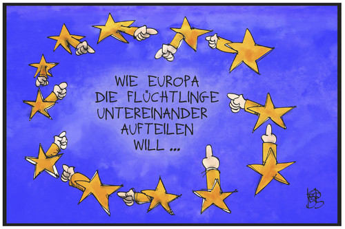 Cartoon: Flüchtlingsquote (medium) by Kostas Koufogiorgos tagged karikatur,koufogiorgos,illustration,cartoon,europäische,union,eu,stern,verteilung,quote,flüchtlinge,flüchtlingspolitik,zuweisung,karikatur,koufogiorgos,illustration,cartoon,europäische,union,eu,stern,verteilung,quote,flüchtlinge,flüchtlingspolitik,zuweisung