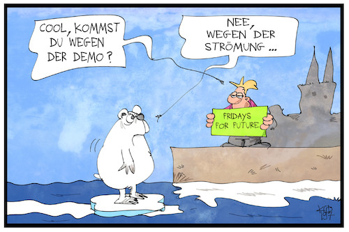 Cartoon: Fridays for Future (medium) by Kostas Koufogiorgos tagged karikatur,koufogiorgos,illustration,cartoon,fridays,for,future,koeln,eisbär,klima,erderwärmung,klimawandel,umwelt,schutz,demonstration,jugend,rhein,arktis,natur,karikatur,koufogiorgos,illustration,cartoon,fridays,for,future,koeln,eisbär,klima,erderwärmung,klimawandel,umwelt,schutz,demonstration,jugend,rhein,arktis,natur