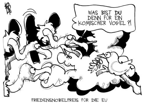 Komischer Vogel in der EU