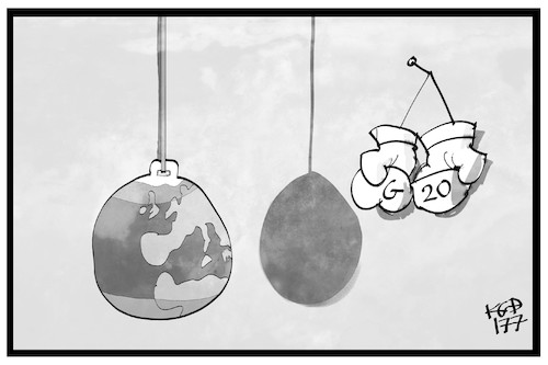 Cartoon: G20 (medium) by Kostas Koufogiorgos tagged karikatur,koufogiorgos,illustration,cartoon,g20,boxen,boxhandschuhe,welt,globus,erde,gipfel,global,karikatur,koufogiorgos,illustration,cartoon,g20,boxen,boxhandschuhe,welt,globus,erde,gipfel,global
