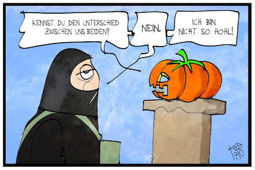 Cartoon: Hohler Terrorismus (medium) by Kostas Koufogiorgos tagged karikatur,koufogiorgos,illustration,cartoon,terrorismus,kürbis,kopf,terrorist,halloween,karikatur,koufogiorgos,illustration,cartoon,terrorismus,kürbis,kopf,terrorist,halloween