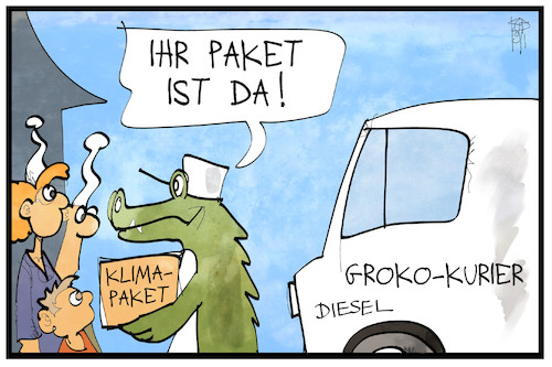 Klimapaket-Lieferung