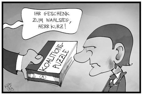 Cartoon: Koalitionsbildung in Österreich (medium) by Kostas Koufogiorgos tagged karikatur,koufogiorgos,illustration,cartoon,österreich,wahl,wahlsieg,kurz,övp,koalition,puzzle,partei,regierungsbildung,demokratie,karikatur,koufogiorgos,illustration,cartoon,österreich,wahl,wahlsieg,kurz,övp,koalition,puzzle,partei,regierungsbildung,demokratie