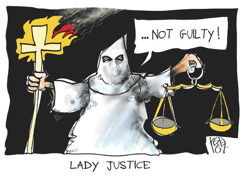 Cartoon: Lady Justice (medium) by Kostas Koufogiorgos tagged zimmerman,trayvon,martin,lady,justice,usa,cartoon,koufogiorgos,zimmerman,trayvon,martin,lady,justice,usa,cartoon,koufogiorgos