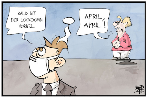 Lockdown bis April