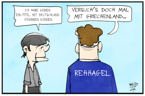 Löw und Rehhagel