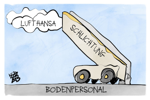 Cartoon: Lufthansa-Schlichtung (medium) by Kostas Koufogiorgos tagged karikatur,koufogiorgos,schlichtung,streik,lufthansa,bodenpersonal,verdi,karikatur,koufogiorgos,schlichtung,streik,lufthansa,bodenpersonal,verdi