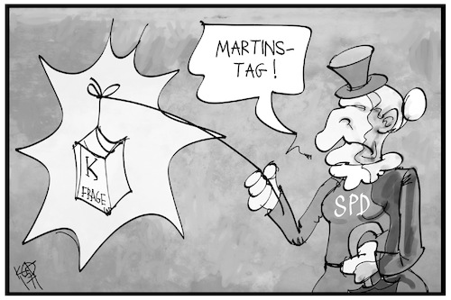 Cartoon: Martinstag (medium) by Kostas Koufogiorgos tagged karikatur,koufogiorgos,illustration,cartoon,kanzlerkandidat,schulz,martin,martinstag,tante,spd,partei,kfrage,bundestagswahl,politik,laterne,umzug,karikatur,koufogiorgos,illustration,cartoon,kanzlerkandidat,schulz,martin,martinstag,tante,spd,partei,kfrage,bundestagswahl,politik,laterne,umzug