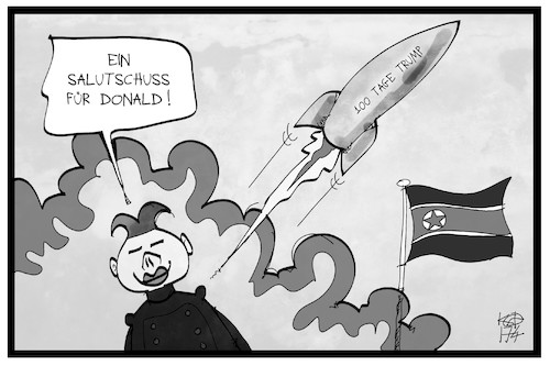 Cartoon: Nordkorea (medium) by Kostas Koufogiorgos tagged karikatur,koufogiorgos,illustration,cartoon,nordkorea,kim,jong,un,trump,atomwaffe,nuklear,rakete,glückwunsch,salutschuss,usa,karikatur,koufogiorgos,illustration,cartoon,nordkorea,kim,jong,un,trump,atomwaffe,nuklear,rakete,glückwunsch,salutschuss,usa