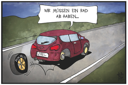 Opel hat ein Rad ab