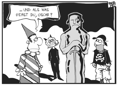 Cartoon: Oscar goes Karneval (medium) by Kostas Koufogiorgos tagged karikatur,koufogiorgos,cartoon,karneval,fashing,oscar,preisverleihung,academy,film,hollywood,verkleidung,kostüm,goldjunge,trophäe,preis,filmakademie,auszeichnung,karikatur,koufogiorgos,cartoon,karneval,fashing,oscar,preisverleihung,academy,film,hollywood,verkleidung,kostüm,goldjunge,trophäe,preis,filmakademie,auszeichnung