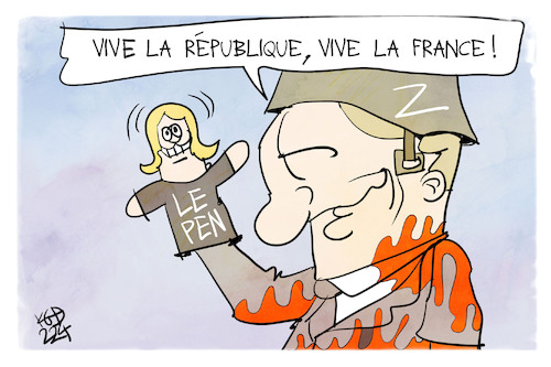 Putin und Le Pen