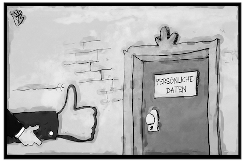 Cartoon: Rammbock Facebook (medium) by Kostas Koufogiorgos tagged karikatur,koufogiorgos,cartoon,illustration,facebook,like,button,gefällt,daumen,affäre,daten,datenschutz,missbrauch,rammbock,privatsphäre,karikatur,koufogiorgos,cartoon,illustration,facebook,like,button,gefällt,daumen,affäre,daten,datenschutz,missbrauch,rammbock,privatsphäre