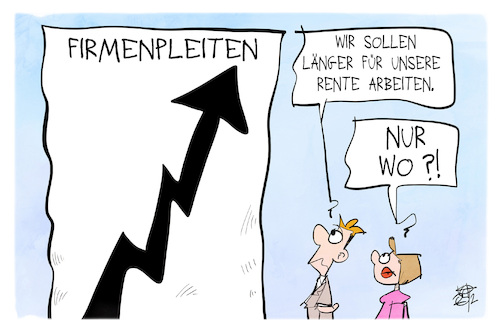 Rentenreform und Firmenpleiten